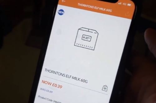 The app includes a free scanner for customers to scan items' barcodes to see if they're reduced before staff have a chance to mark them up as reduced