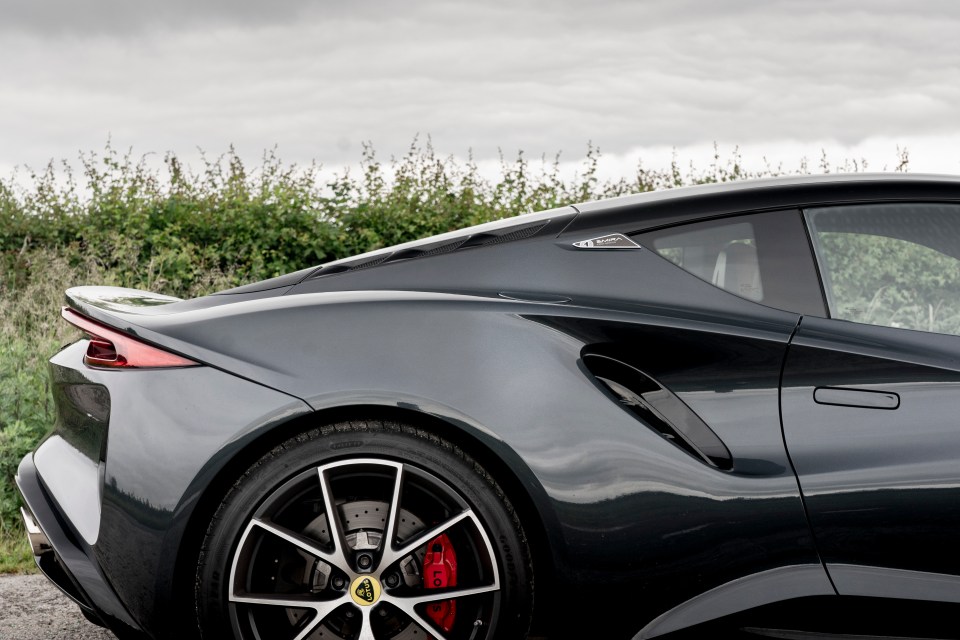 The 3.5-litre supercharged V6 is lifted straight from the Evora