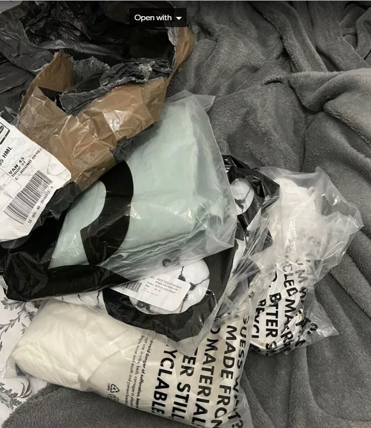 Instead of a PS4, Asos clothes were sent to Mr O’Rourke’s buyer in London