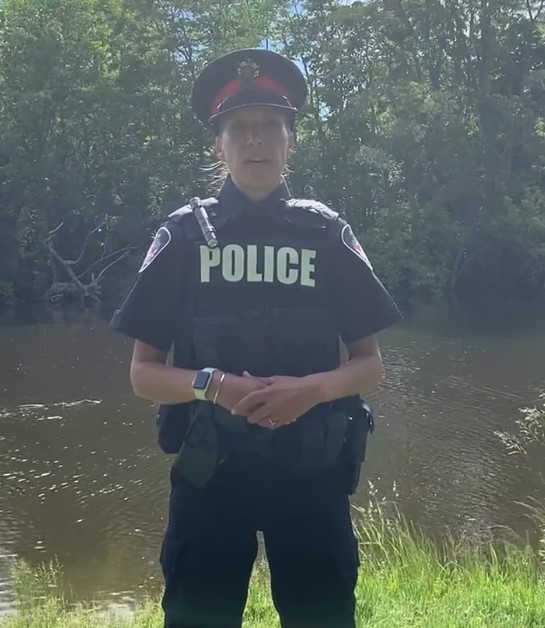 Kawartha Lakes police Sergeant Deb Hagarty announced a body had been found