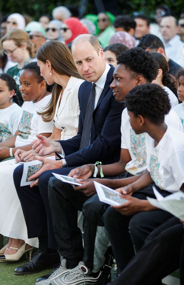 The Duke and Duchess of Cambridge attended a multi-faith ceremony to remember the lives lost at Grenfell today