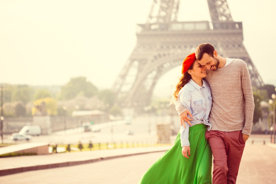 Paris is known as the city of love, which means at least one of you is a romantic at heart