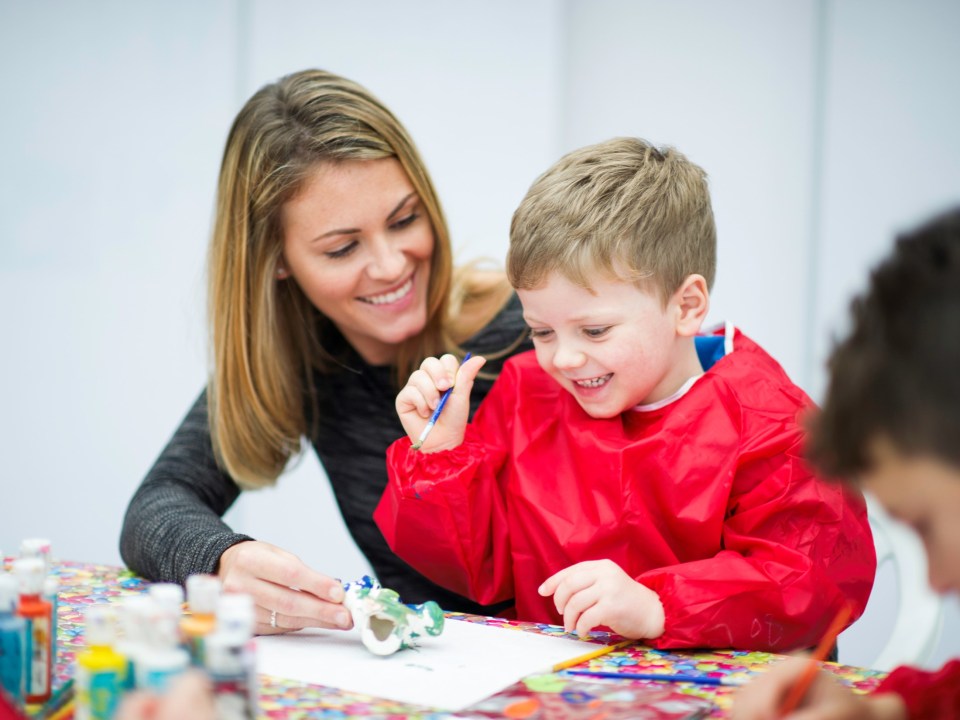 Milky Way Adventure Park offers craft sessions to its guests too, like pottery painting