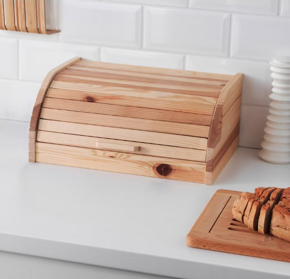 The breadbins are only £15 from IKEA