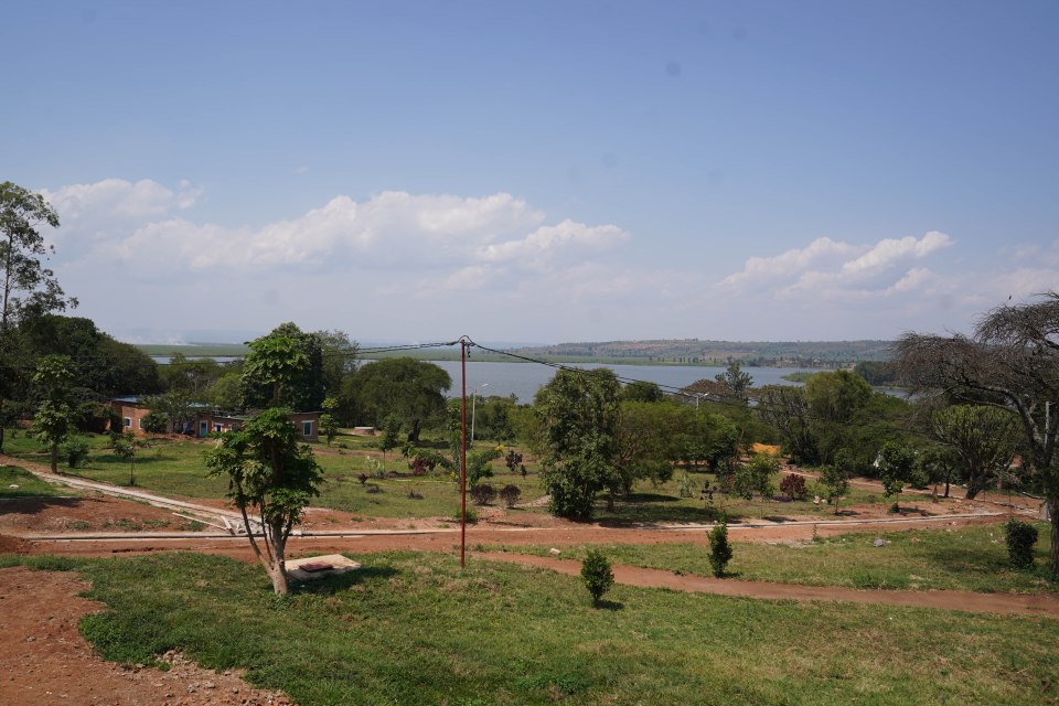 Lakeside views from the Gashora Transit centre