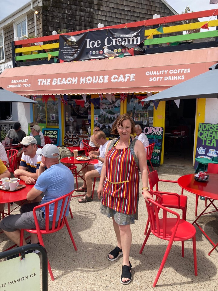 Katie Bellacott runs The Beach House Cafe in Lyme Regis, Dorset