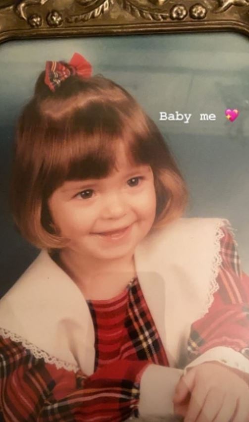 Demi as a young girl