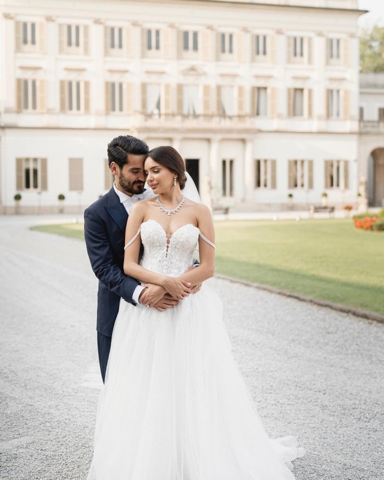 Ilkay and Sara posted these snaps of their wedding on social media