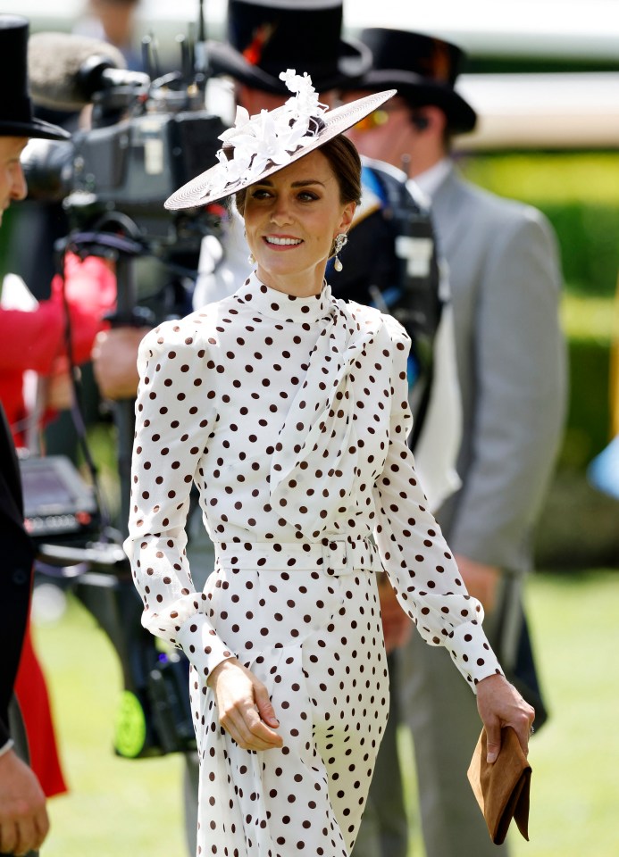 Kate's gorgeous polka dot frock was a nod to her late mother-in-law