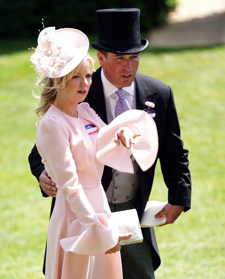 Peter Phillips and his partner Lindsay Wallace joined the Duke and Duchess of Cambridge today