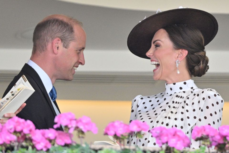 Kate was later left open-mouthed when she appeared to pick a Royal Ascot winner