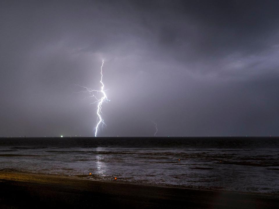 Ten hour thunderstorms will sweep Britain today