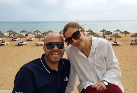 The couple pictured on holiday in Portugal in 2017