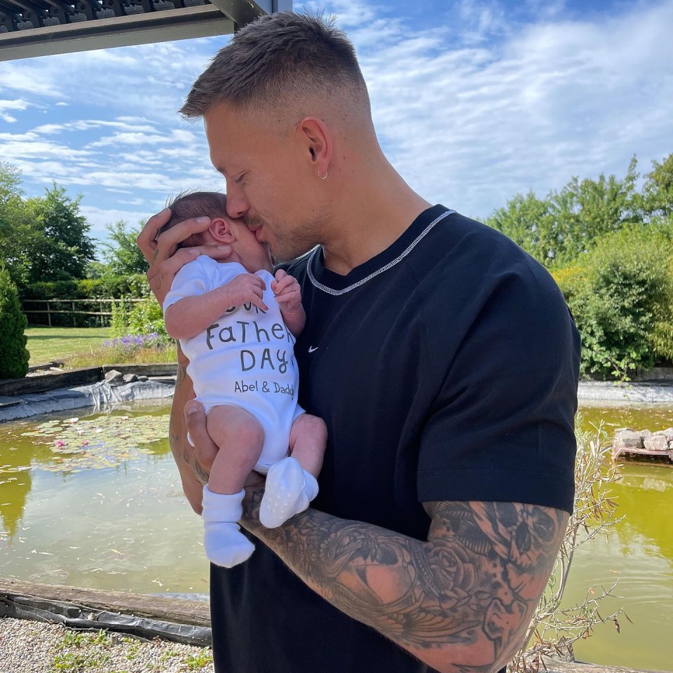 Olivia Bowen praised Alex for being the best dad on his first Father’s Day