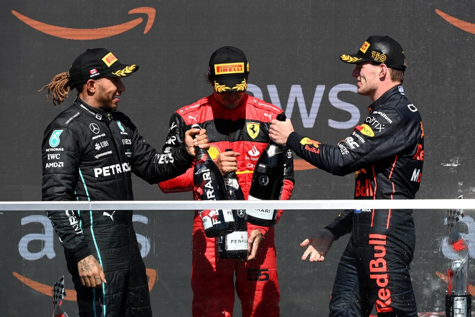 Hamilton finished third at the Canadian Grand Prix but Verstappen won the race