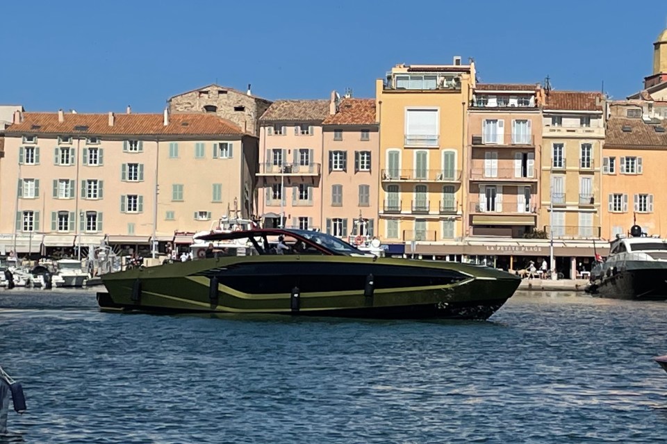 The star's Lamborghini yacht is worth a whopping £2.7m