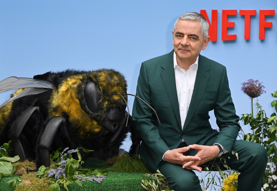 The study was commissioned to raise awareness of the plight of Britain's bees and celebrate the launch of Rowan Atkinson’s new Netflix series