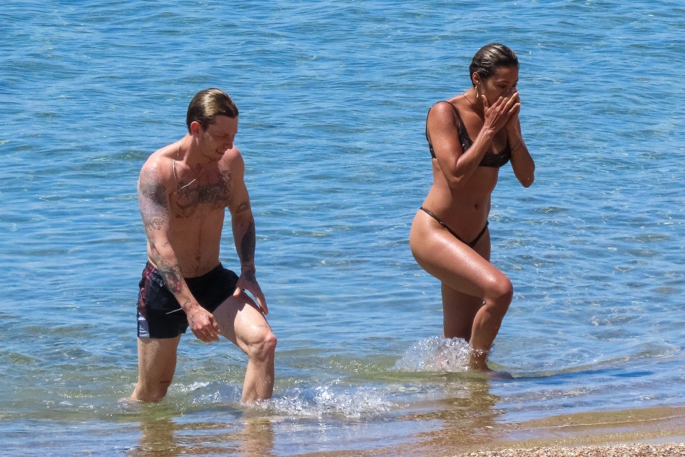 Her and husband Jordan Wyn-Jones had a 'mini-moon' in Greece