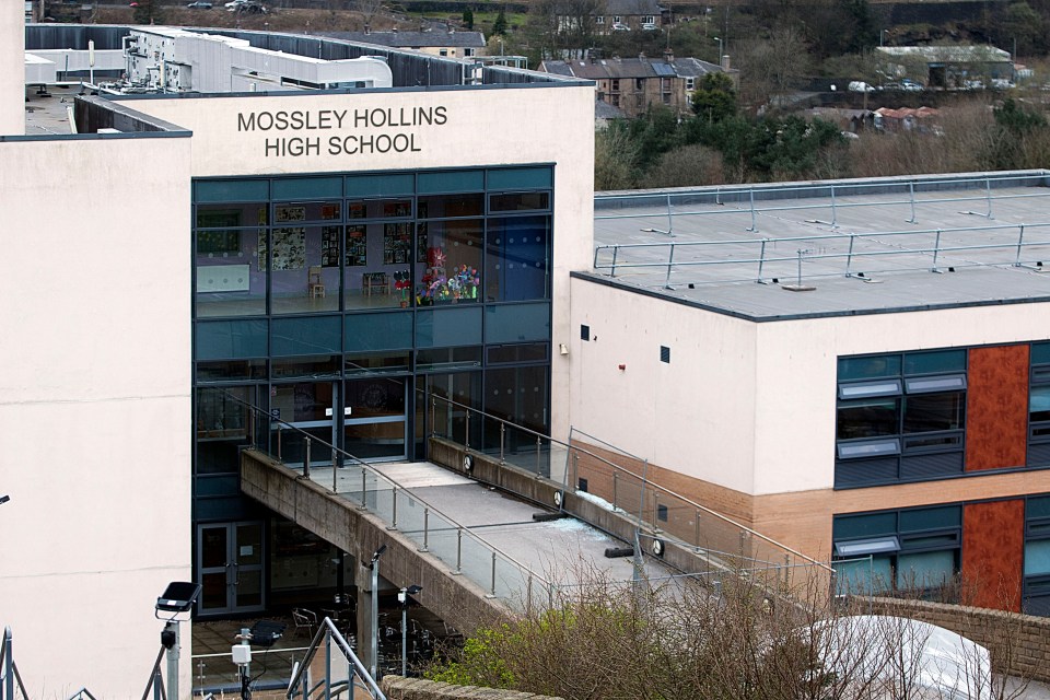 Mossley Hollins High in Greater Manchester has BANNED their pupils from hugging