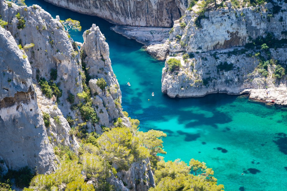 Tourists need a permit to visit certain parts of the Calanques National Park