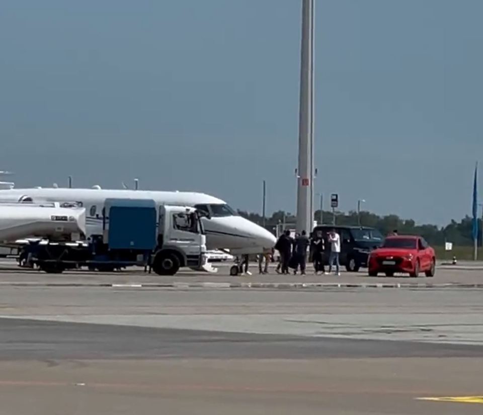 Sadio Mane touched down in Munich at 11:26am local time this morning