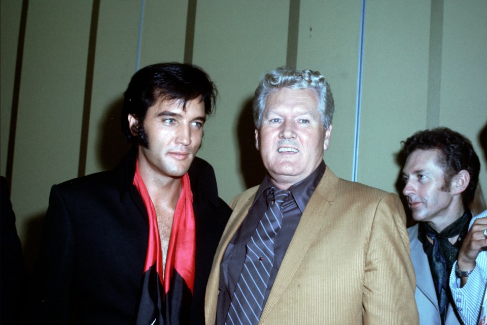 Elvis and his father Vernon Presley