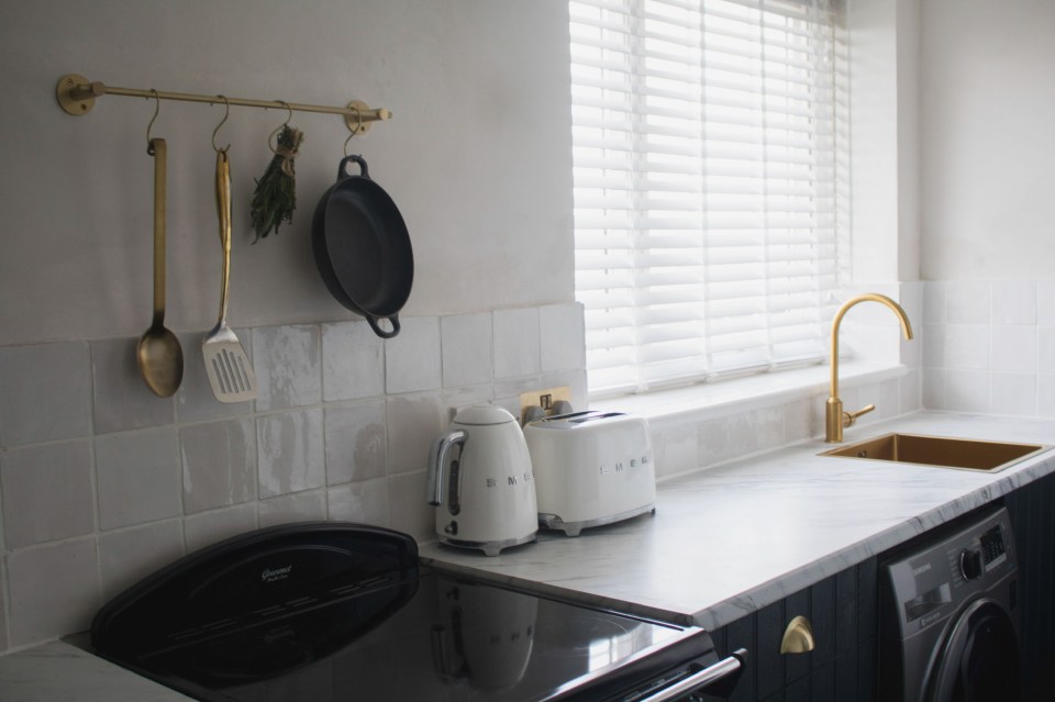 The couple's hard work paid off and they now have their dream kitchen