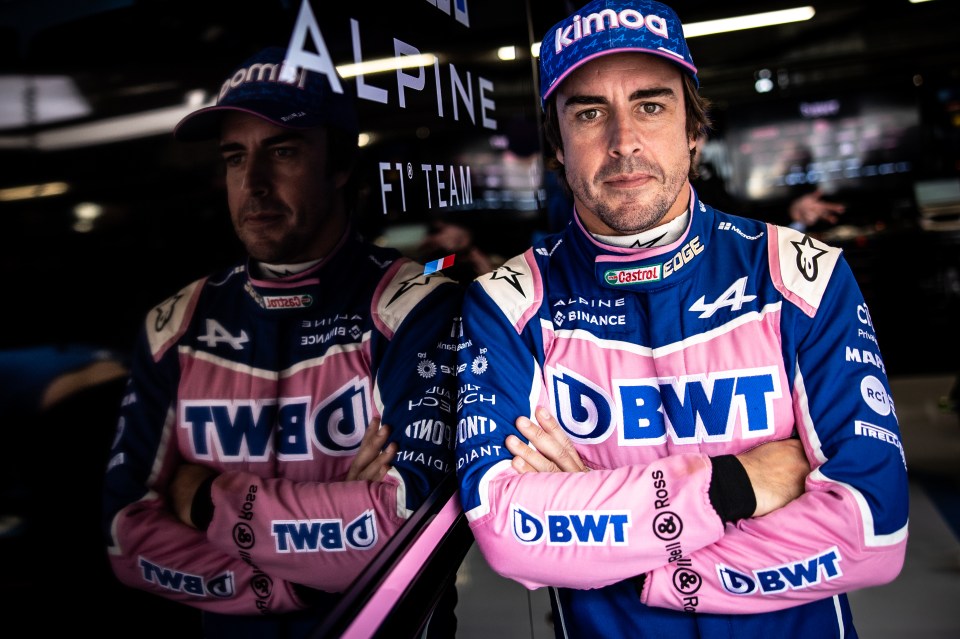 Spanish racing driver Fernando Alonso