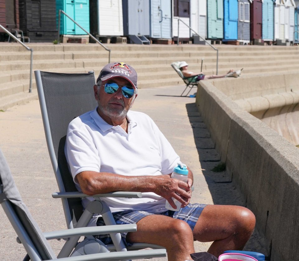 Colin Seabrook said he'd seen some kids running on top of the beach huts