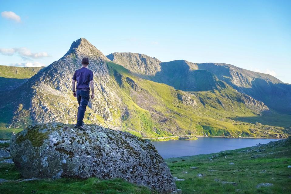 Breath taking view on the Cwm Idwal trail