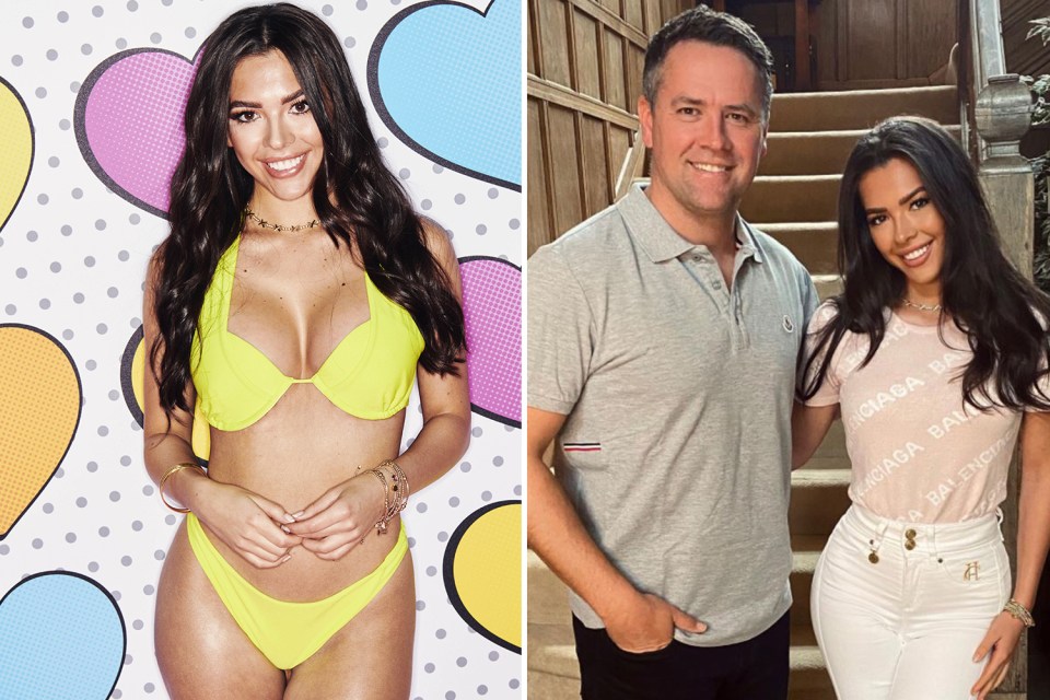 Gemma Owen's footballer dad Michael said her going on Love Island was 'a nightmare'