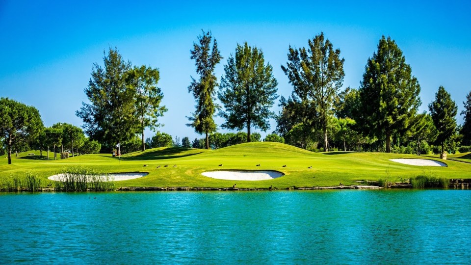 One of the resort’s courses