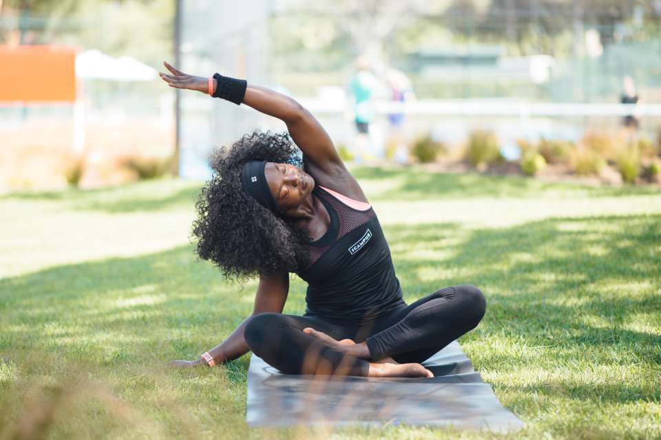 Enjoy a yoga class at The Campus