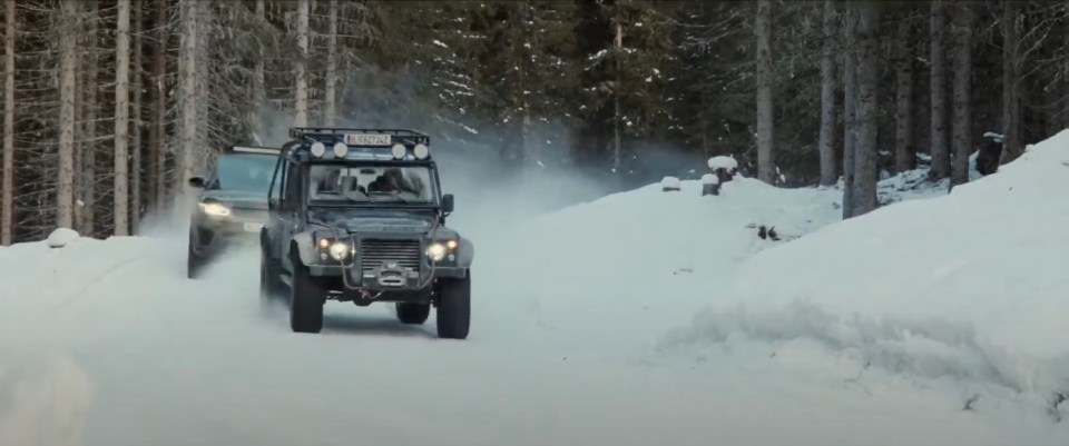 The heavily suped-up Land Rover was one of just seven to survive filming, and will go under the hammer this week alongside its Aston Martin counterpart