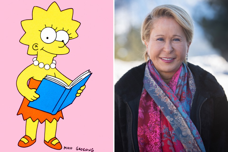 Yeardly Smith voices Lisa Simpson