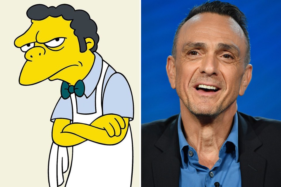 Hank is best known for playing Moe and Indian store owner Apu