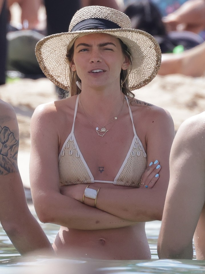 Louisa has been taking time out in Ibiza this week