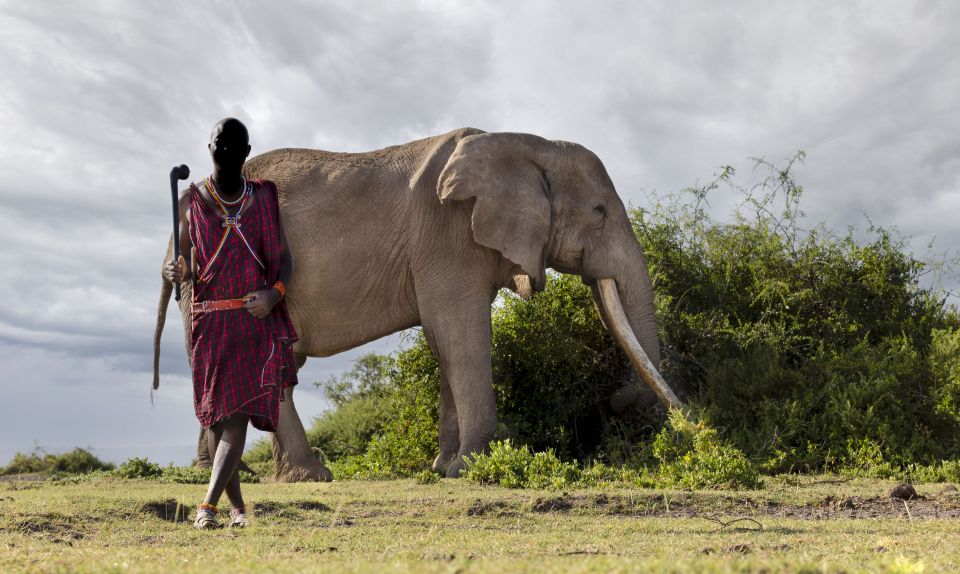 Craig, 50, is protected from poachers and hunters 24 hours a day by a band of Masai warriors