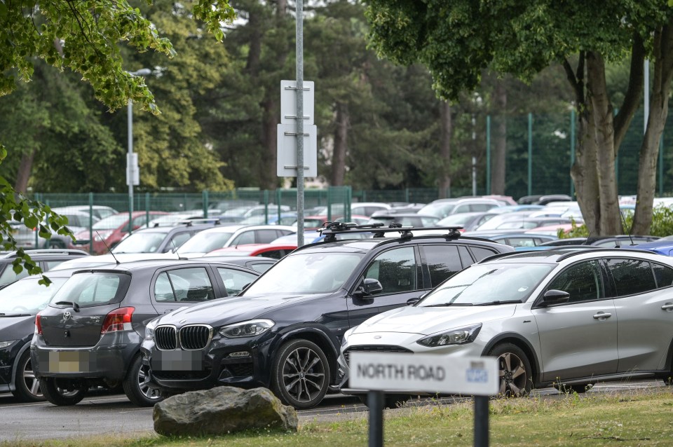 The hospital car park is always heaving