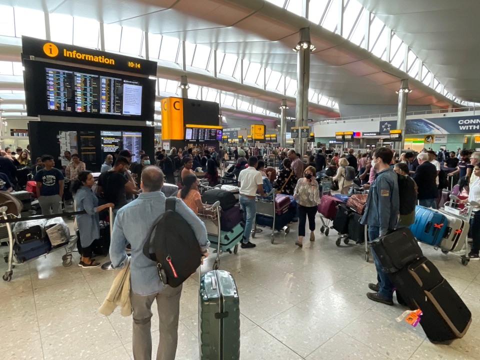 Heathrow Airport has cancelled more flights today