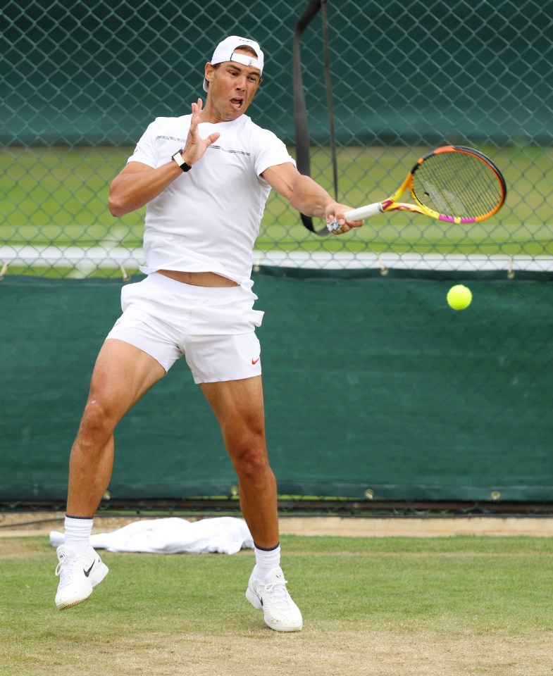 Rafa Nadal is the second seed for Wimbledon