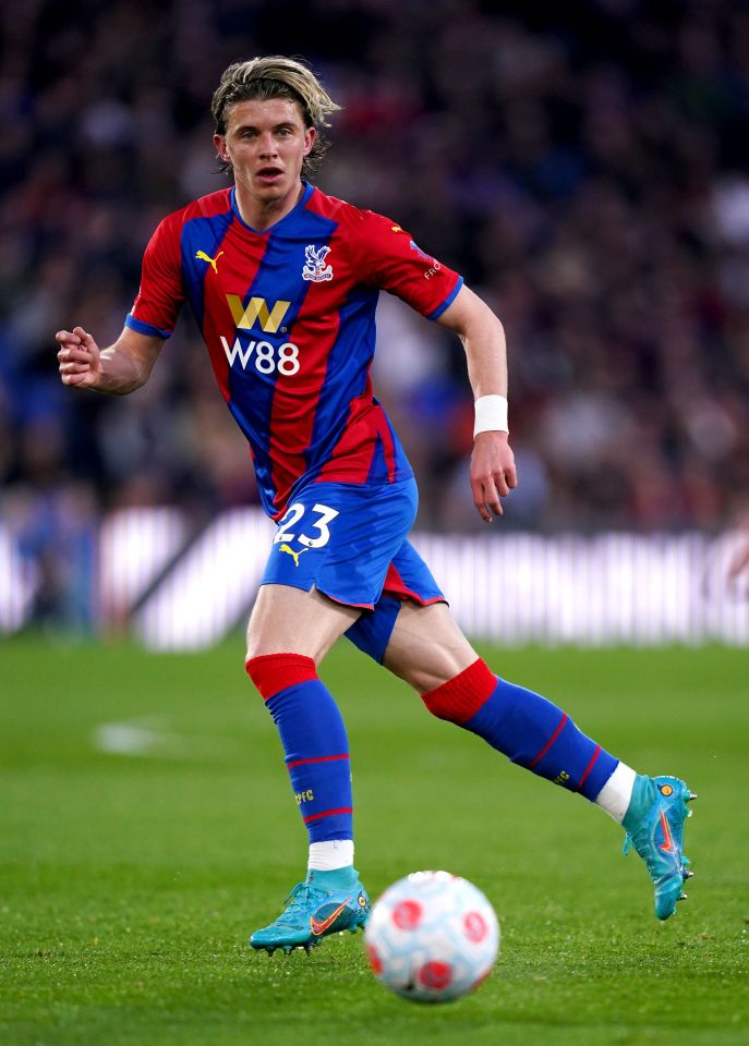 Gallagher spent the season on loan at Palace from Chelsea