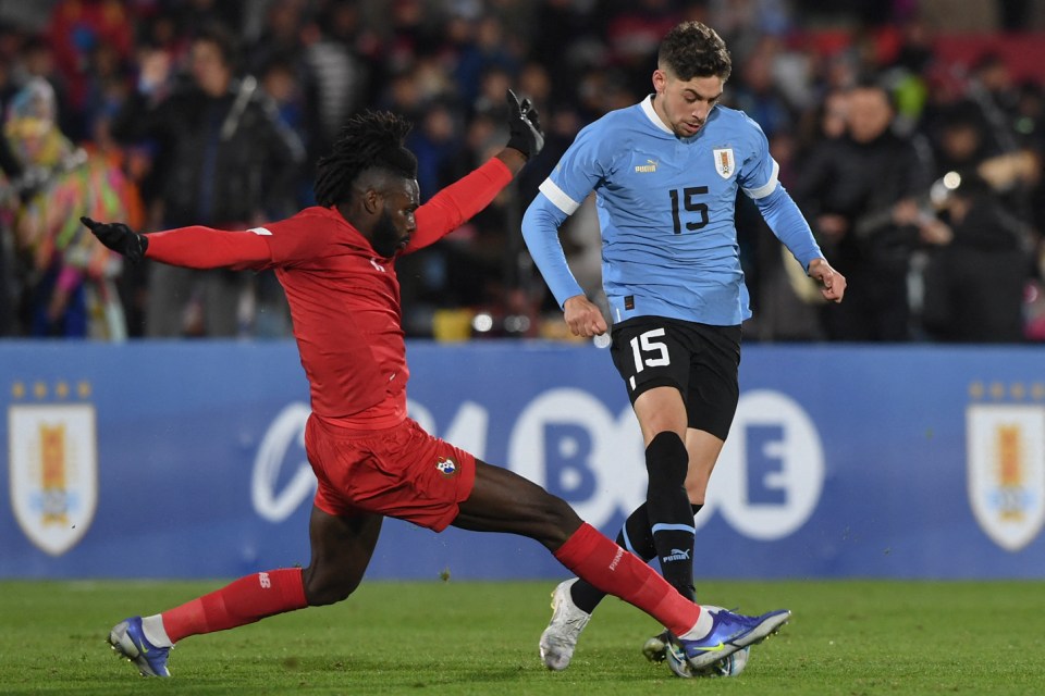 Federico Valverde played in the recent 5-0 win over Panama