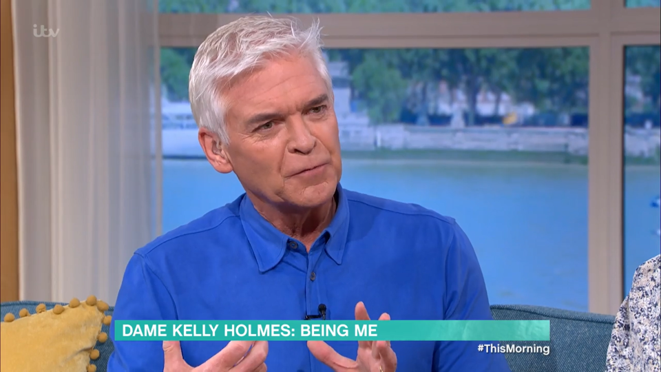 Phil choked back tears as Kelly opened up about the battle with her sexuality