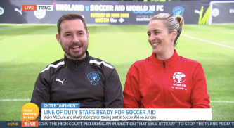 Martin Compston and Vicky McClure have teased the return of AC-12