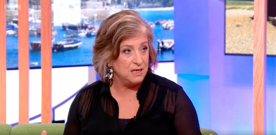 Caroline Quentin admitted on The One Show that she's partial to skinny dipping