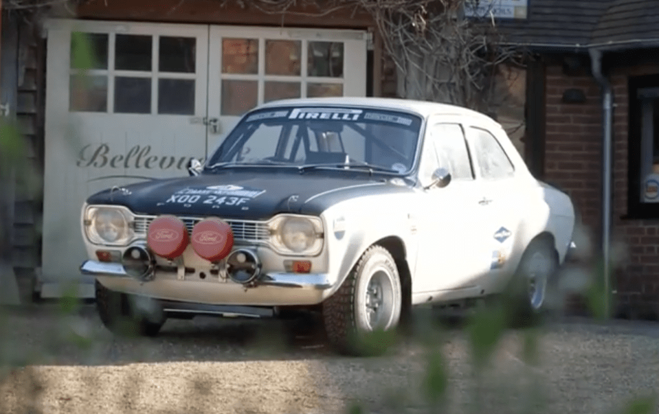 The first Escort rally car Ford ever made and James owns it