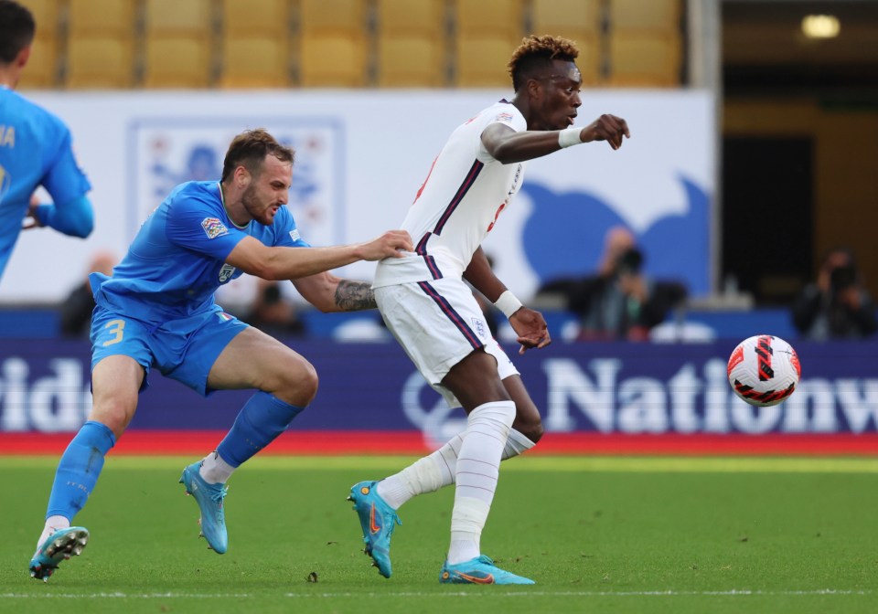 Tammy Abraham got the nod up front but the Roma man was well marshalled by the Italian defence