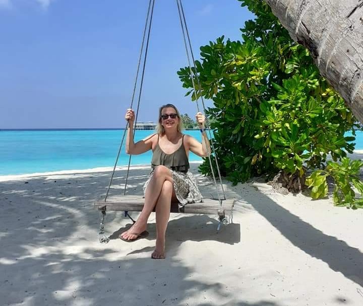 Polly has visited hundreds of places after winning holiday prizes including the Maldives