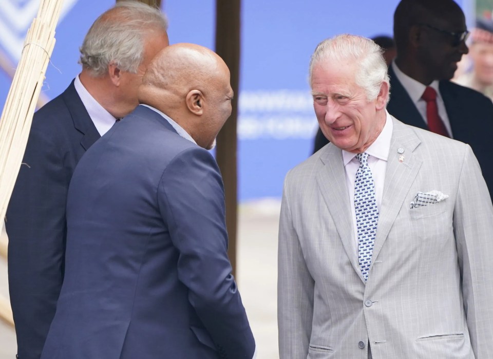 Prince Charles in Rwanda today for the Commonwealth leaders meeting